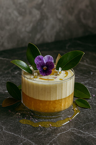 ZURİ DESİGN 6-Piece Round Striped Glass Dessert Presentation Bowl – Magnolia, Breakfast, Snack Bowl, Sugar Bowl