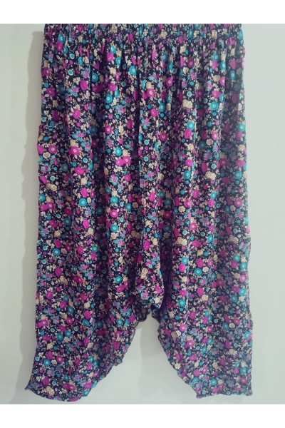 hoaryage Viscose Pressed Fabric Floral Patterned Pocketed Shalwar 100% Cotton 36-48Size
