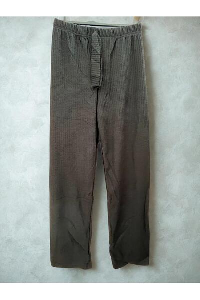 Kadın Rahat Kesim Ev Pijama Altı – siyah