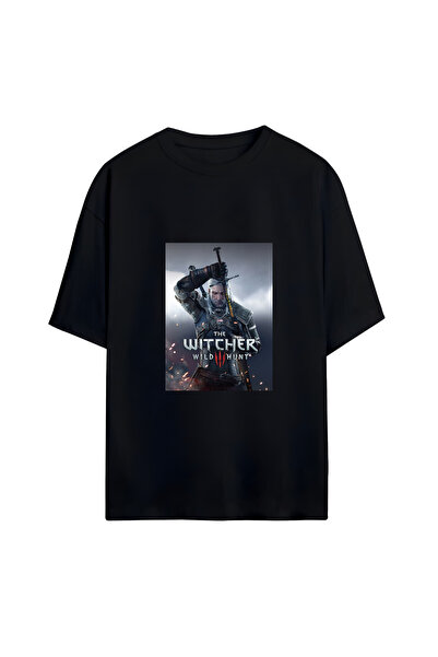 GraffTee THE WITCHER UNISEX PAMUKSKA MAJICA VEĆEG RAZMERA