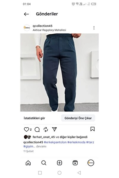 Q45collection Washable Cotton Men's Trousers