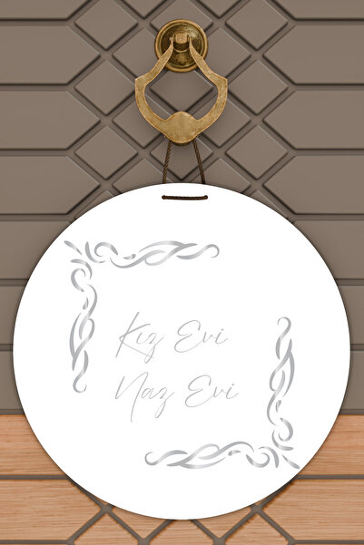 Dormot 1Ornament pentru ușă pentru casă de fete din argint cu imprimare digit...