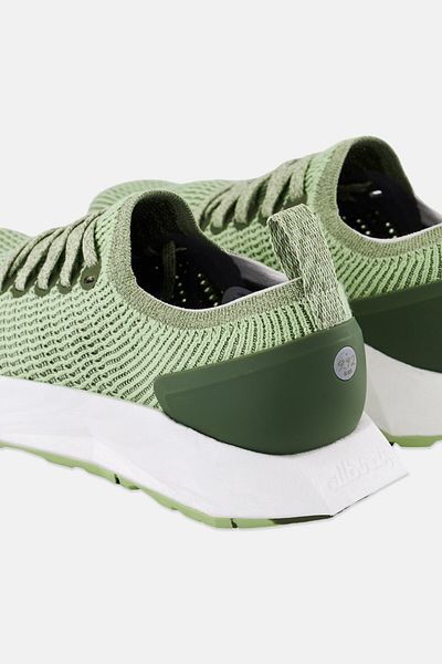 Allbirds Women Tree Flyer Lace Up Running Shoes, Forage Green