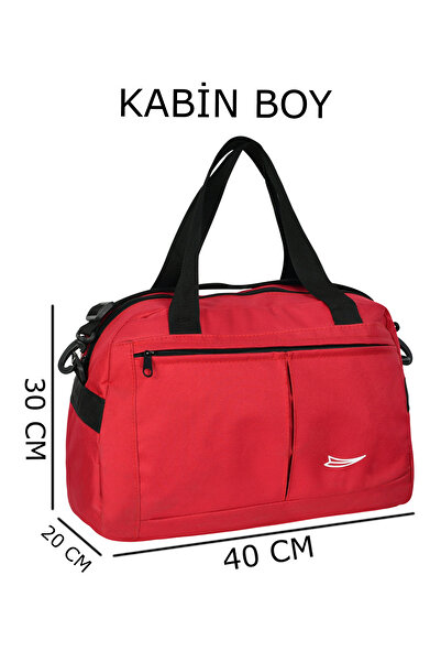 RZ RY ZAGA Spor Çantası ve Seyahat Çantası Omuz Askılı Su Geçirmez Unisex Astarlı El Valizi Kabin Boy