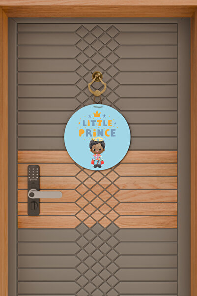 Dormot Сучасний цифровий друк Синій Маленький Принц Прикраса для дверей