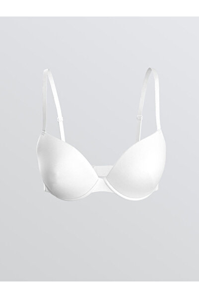 LC Waikiki Бял сутиен с банели и полуподплънки, обикновена тениска