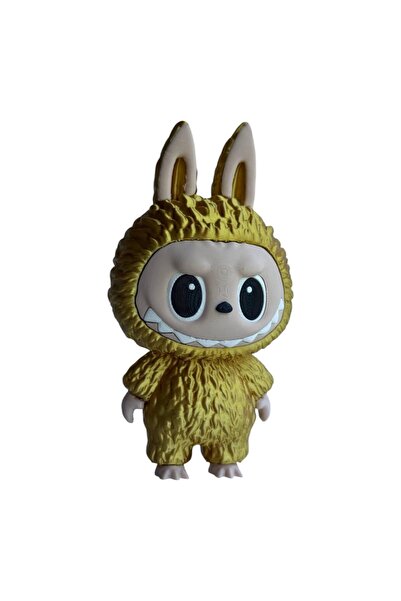 3DONE MODELS Figurină Labubu, 3DONE MODELS, 12 cm, auriu, decor geek