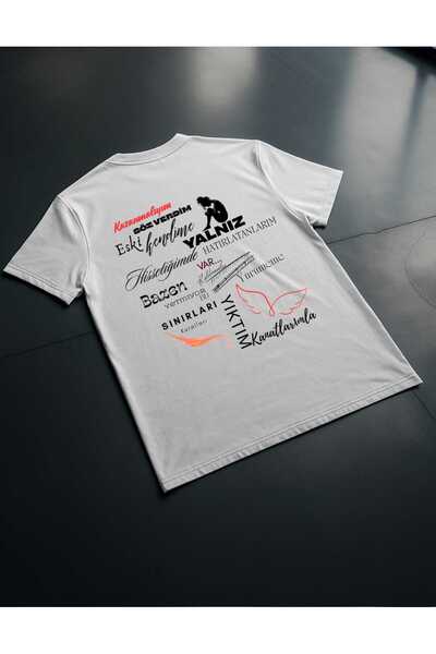 BaisheDesign Manifest Song Lyrics High Quality Dtf Back Printed 100% Cotton Fabric Unisex T-Shirt