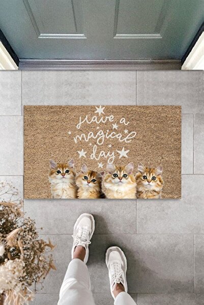 Dormot ممسحة الطباعة الرقمية الحديثة تحت عنوان القط