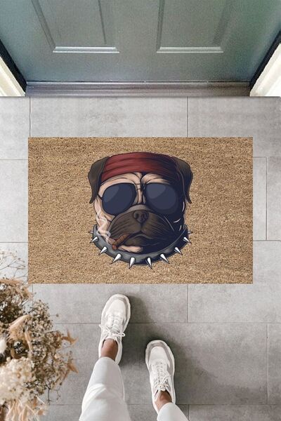 Dormot Modern Print - Sloppy Dog - Welcome Doormat