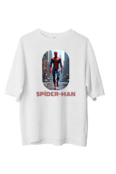 lovver lewibafashion MARVEL SPIDER-MAN DESIGN TRICOU ALB SUPRADimensionat
