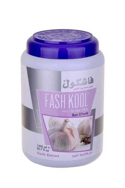 Fash Kool ماسك للشعر بخلاصة الثوم من فاشكول ، 1500 مل