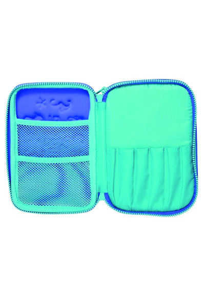 SMIGGLE Original Epic Adventures Seahorse Embossed Double Deck Pencil Case