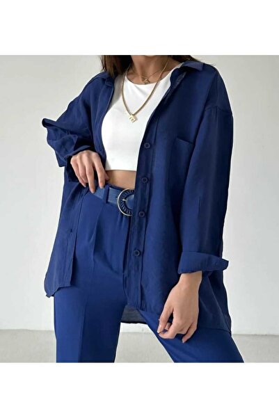 blackbonds Summer Linen Women's Shirt - Oversize, New Season