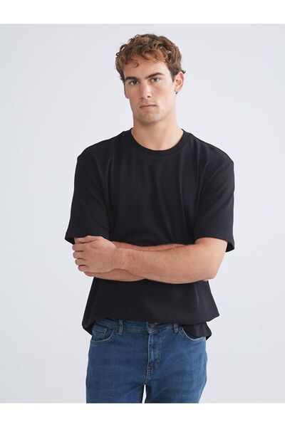 LC Waikiki Sparkling Selections from Shining Store |   Crew Neck Short Sleeve Men's T-Shirt