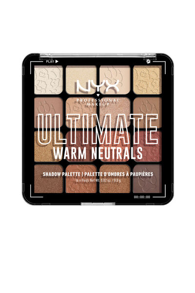 NYX Professional Makeup Ultimate Schattenpalette #warme Neutraltöne 16 X Nyx ...