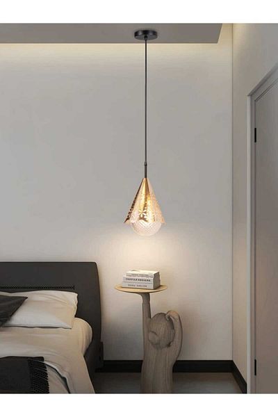 best power Modern Pendant Light 2246-1 with 80cm Adjustable Length, E27 Bulb Socket (Bulb Not Included)