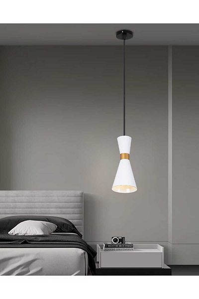 best power Modern Pendant Light 1062-1 – E27 Socket – Adjustable Hanging Lamp up to 140cm – Bulb Not Included