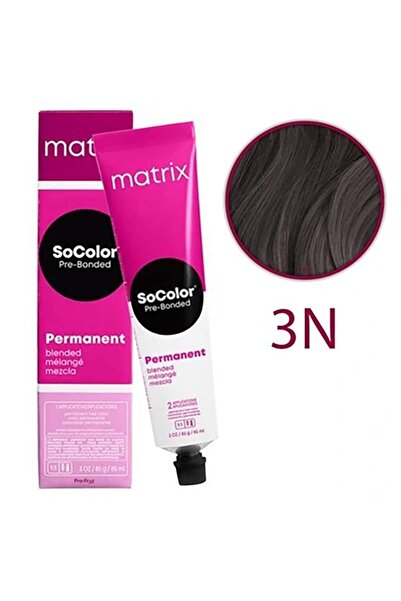 Matrix صبغة شعر SoColor بني غامق طبيعي (3N)