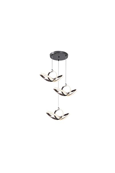 best power Modern LED Chandelier 6546-3 with 3 Pendants – 3 Lighting Modes, 60W – 90CM Adjustable Cord