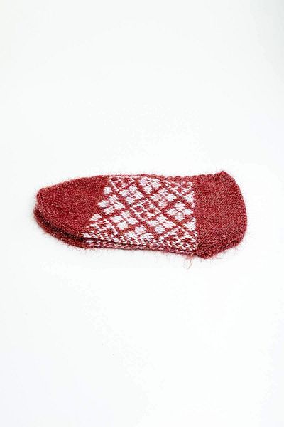 No8 Home 2 Pairs of Hand Knitted Winter Stylish Women's Wool Booties Set 2