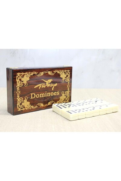 SOYİPO Domino Game with Wooden Box