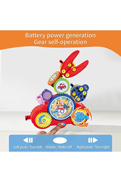 erorex Motorised Building Blocks Puzzle Set Electric Components Stem Approved Educational Toys Stacking