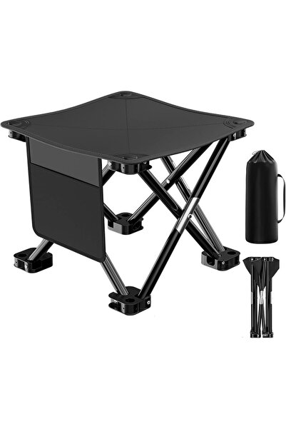 erorex Camping Stool Portable Folding Stool Outdoor Walking Hiking Fishing Large Capacity Storage Bag