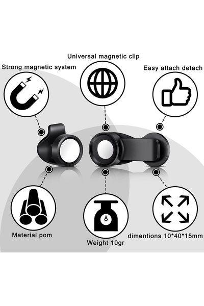 erorex Water Tube Clip 3PCS Magnetic Hydration Hose Clip Bladder Clip Backpack Clips Tactical Backpack