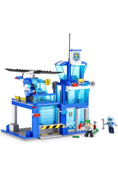 erorex Max City Int Police Station Playset 318 Bricks Bulk