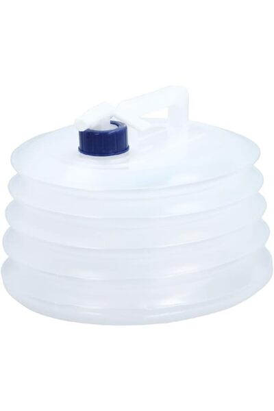 erorex Collapsible Water Container With Adjustable Tap White 10 Liter Gt23101