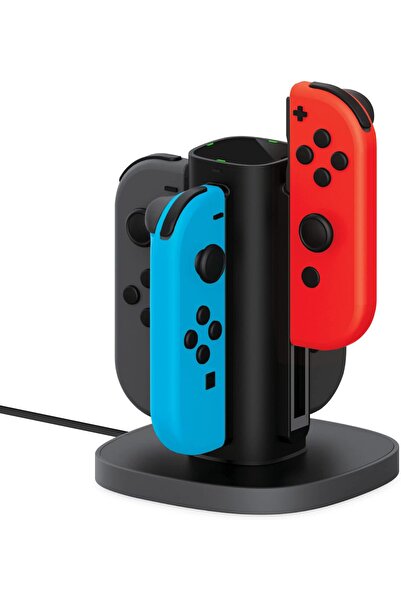 erorex Nintendo Switch Joy Con Charging Dock By | Docking Station Charges Up 4 Joy Con Controllers