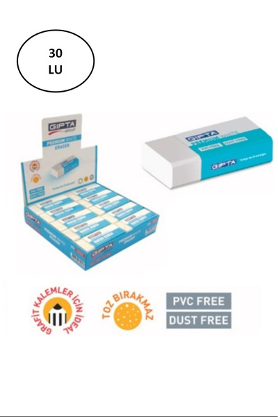 No8 Home Gıpta Duster Premium PVC-Dust Free White (Pack of 30)