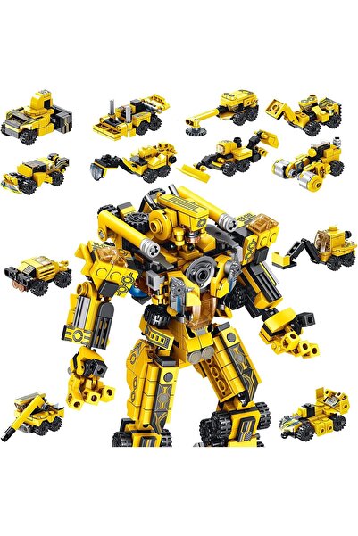 erorex Robot Building Toys 573 Pcs 25 1 Construction Toy Engineering Building Bricks Construction Vehicles