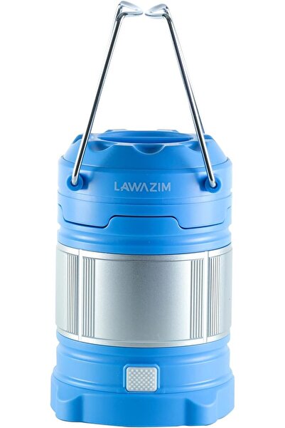 erorex LED Flashlight Camping Lantern 4 Modes 18cm Blue Camping Lights Portable Led Tent Lights Outdoor