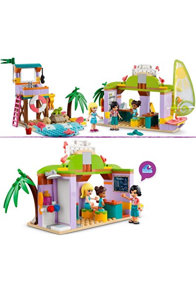 erorex مجموعة بناء Friends Surfer Beach Fun 41710 (288 قطعة)