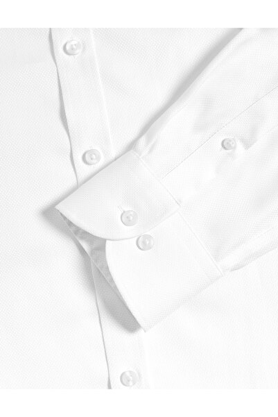 Marks & Spencer Tailored Fit Lüks Pamuklu Dokulu Gömlek