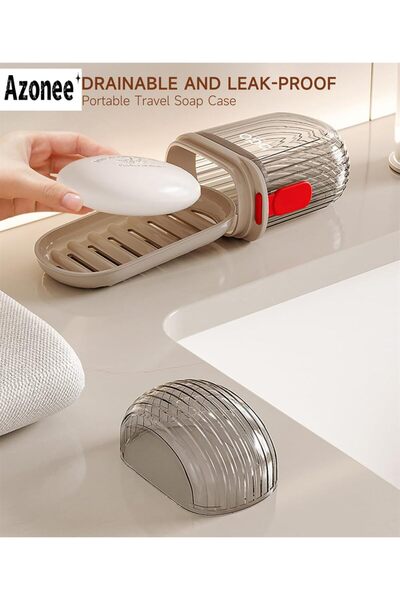 erorex Travel Soap Case Leakproof Soap Container Lid Portable Bar Soap Holder Traveling Bathroom Shower
