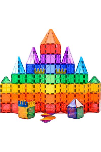 erorex Magnetic Tiles Building Blocks Magnet Toys Kids Stem Approved Educational Toys 3D Magnet Puzzles