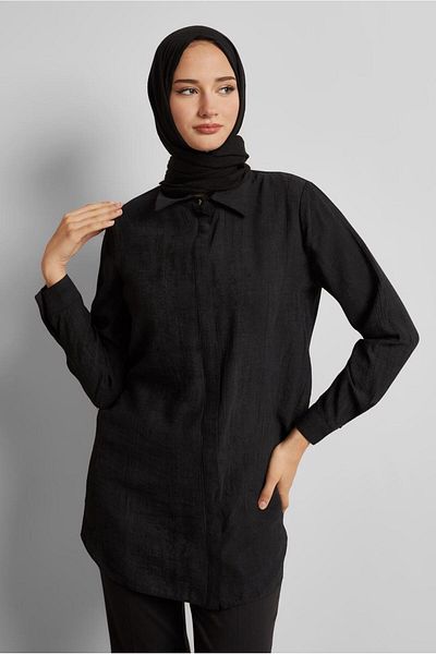 Alvina Shirt Collar Tunic 45764