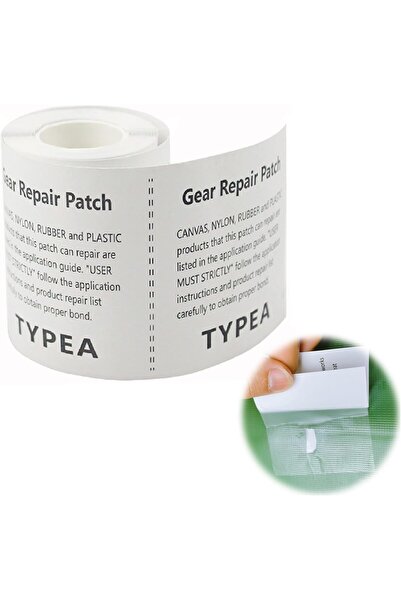 erorex 50 Pack Adhesive Clear Repair Tape Airbed Mattress Soccer Ball Repair Kit Bounce House Repair Tape