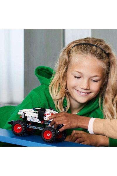 erorex 42150 Technic Monster Jam Monster Mutt Dalmatian Truck Toy Boys Girls Aged 7 Plus 2In1 Pull Back