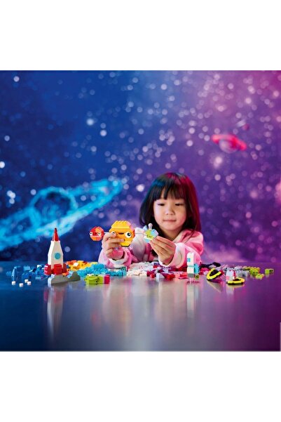 erorex ألعاب بناء النظام الشمسي الكلاسيكية الإبداعية من كواكب الفضاء، صندوق من الطوب، تتميز بلعبة صاروخية للأطفال الأولاد