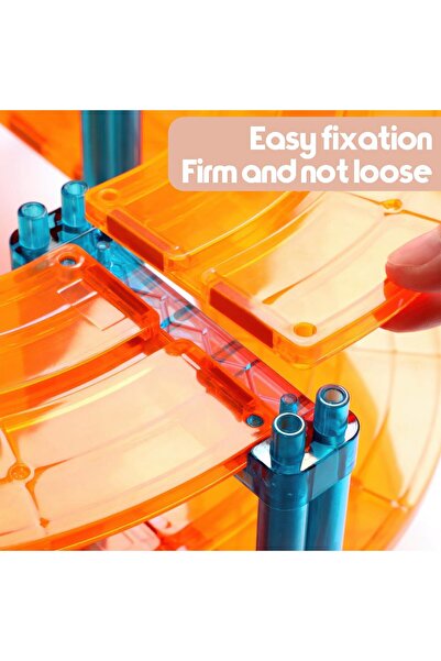 erorex Magnetic Building Blocks 97 Piece Magnetic Tiles Race Car Track Set 3D Diy Educational Toy Stem