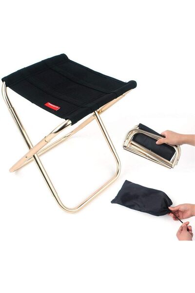 erorex Outdoor Folding Chair Mini Fishing Stool Portable Lightweight Chair Camping Hiking Barbecue Carry