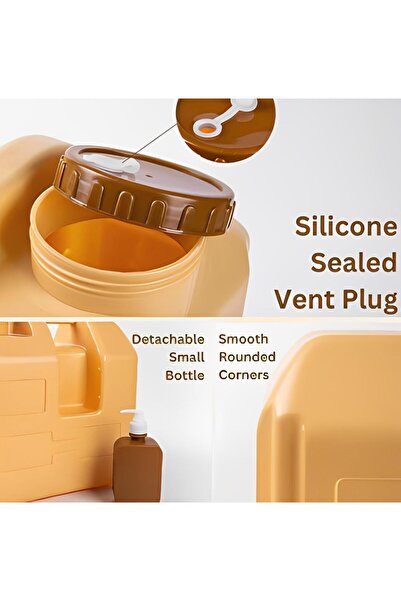 erorex 20L Portable Water Storage Container Faucet Bpa Free Water Jerrycan 500Ml Handwash Bottle Camping