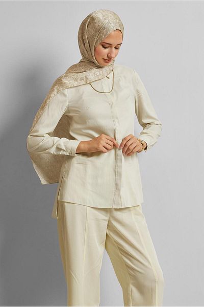 Alvina Shirt Collar Tunic 45774