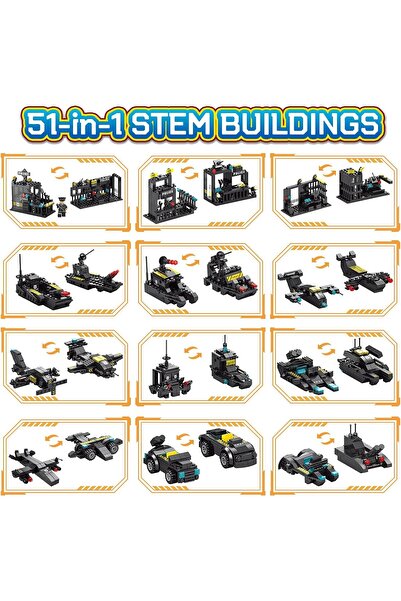 erorex Robot Building Kit Kids 51 1 Robot Building Kit Kids Stem Building Toys Erector Set Boys 8 12