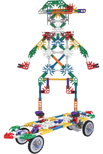 erorex Basic Fun | Motorised Creations Building Set | 3D Educational Toys Kids 325 Piece Stem Learning Kit