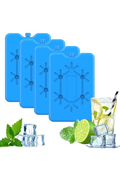 erorex 4Pcs Ice Packs Lunch Box Reusable Ultra Thin Freezer Packs Long Lasting Coolers Keep Food Fresh